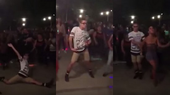 'Cha Cha Slide' Şarkısında Kendinden Geçerek Dans Eden Çılgın Genç