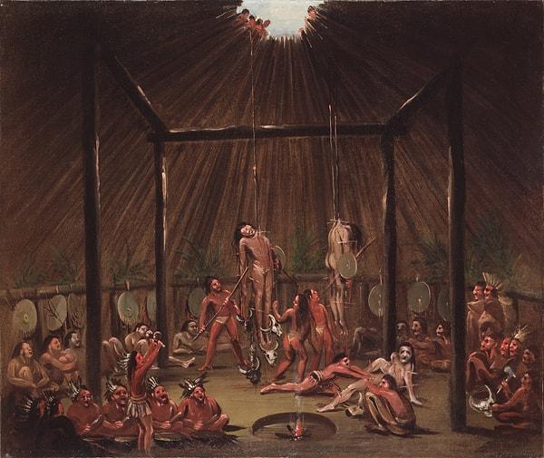 3. Yerli kabilesinin dışına ilk çıkışı ressam George Catlin tarafından gerçekleştiriliyor.