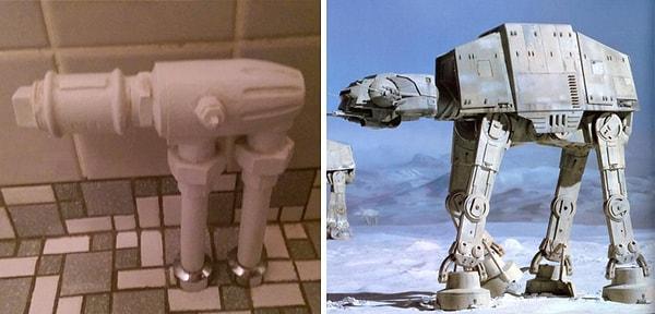 12. Star Wars'taki robota benzeyen sıcak su borusu.