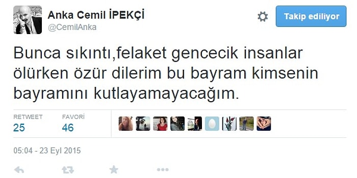 Kutlayanından Kutlamayanına Ünlülerden Bayram Tweetleri