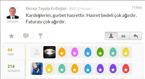 1. Tayyip Erdoğan'ın Fethullah Gülen'i Türkiye'ye davet ettiği tweetleri