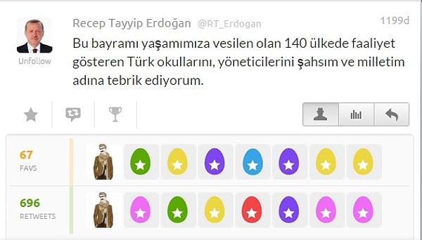 2. Tayyip Erdoğan'ın cemaat okullarına övgü yağdırdığı tweetleri