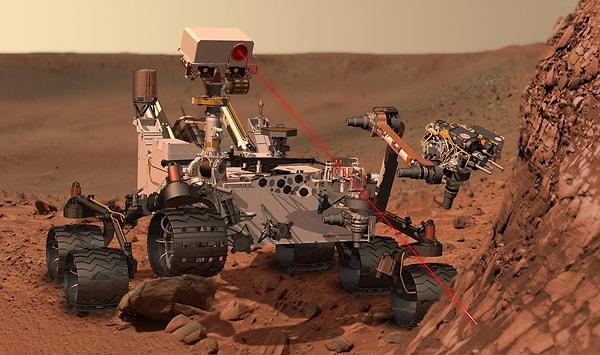 11. Tüm evrende, üstünde sadece robotların yaşadığı tek gezegen Mars'tır. En azından bildiğimiz kadarıyla...