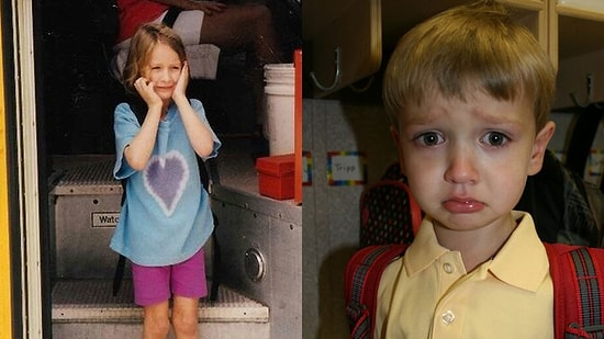 Okulun İlk Günü İçin Çok Heyecanlı Olan Çocuklar