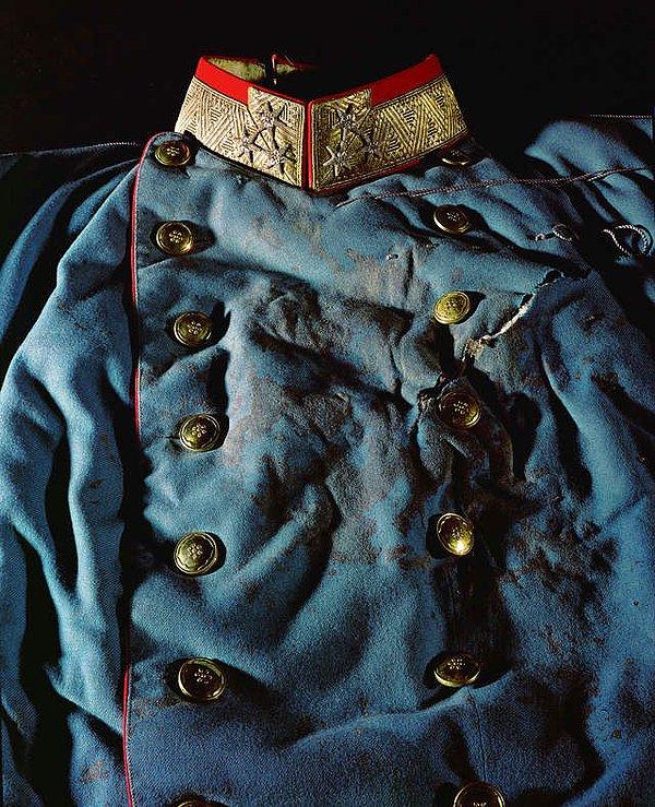 10. Arşidük Franz Ferdinand'nın kanlı ceketi (Birinci Dünya Savaşı)