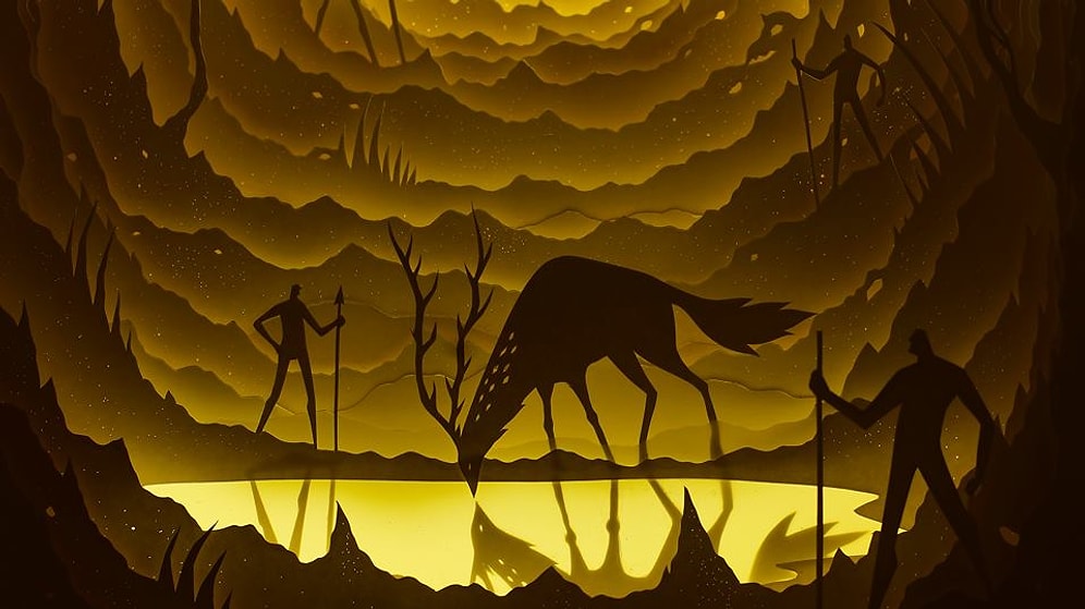 Sadece Işık ve Kağıt Katmanları Sayesinde Ortaya Çıkarılan Büyülü Dünyalar