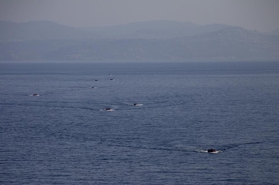 Midilli Açıklarında Mülteci Filosu