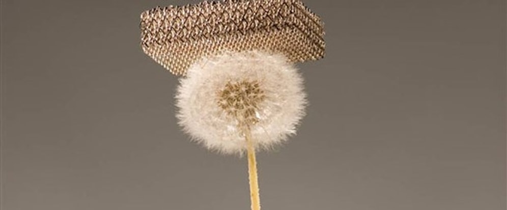 Dünyanın En Hafif Metali "Microlattice"