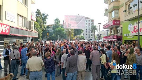 15. İzmir'de Sevinç Pastanesi önünde yaşananlar protesto edildi