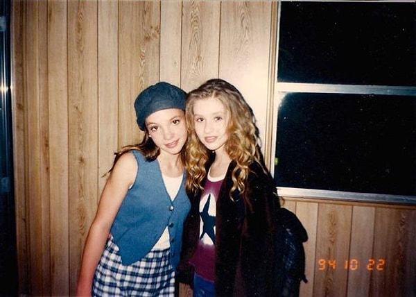 6. Britney Spears ve Christina Aguilera, 1994.