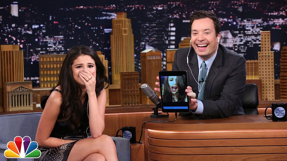 Dubsmash  Yaparak Aşırı Eğlenen Jimmy Fallon ve Selena Gomez