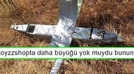 Sınırda Düşürülen İHA'nın Boyutları Sosyal Medyanın Kafasını Çok Karıştırdı