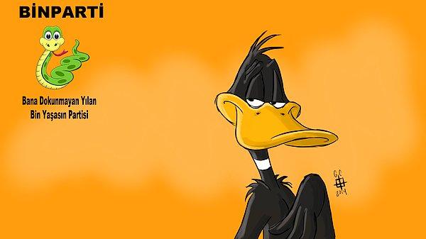 6. Daffy Duck - Bana Dokunmayan Yılan Bin Yaşasın Partisi