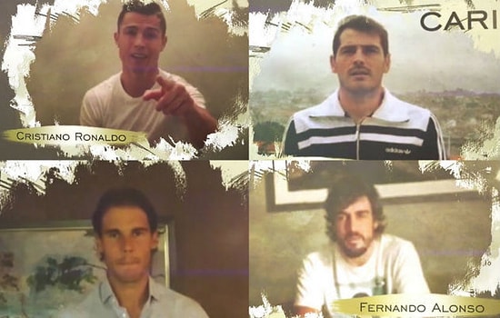 Ronaldo, Casillas ve Daha Nicesinin Buluştuğu Klip: 'Fallaste Corazon'