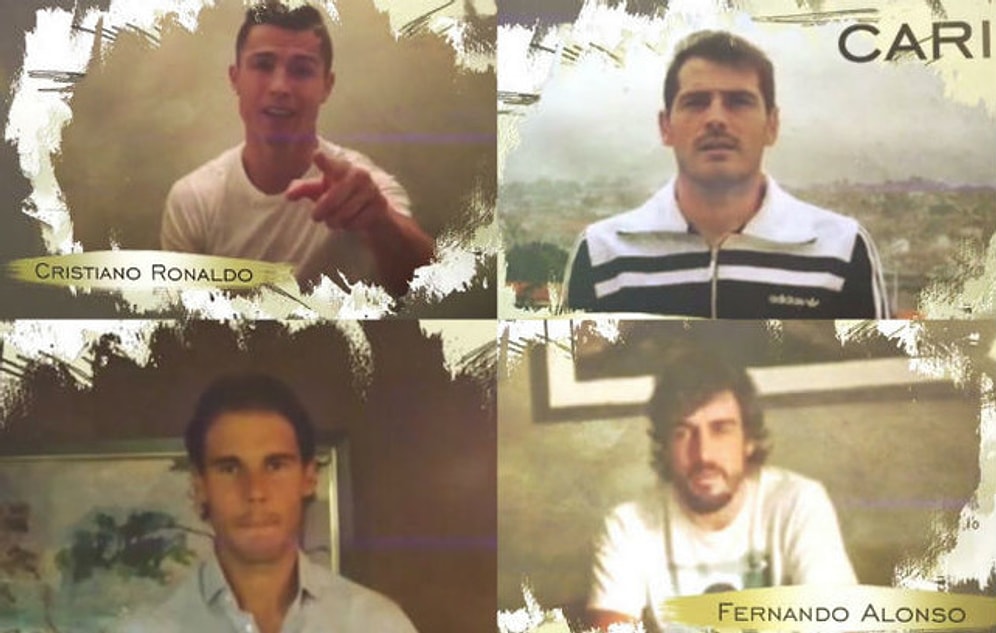 Ronaldo, Casillas ve Daha Nicesinin Buluştuğu Klip: 'Fallaste Corazon'