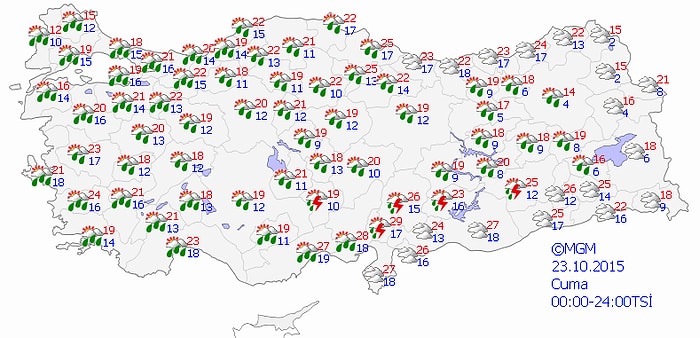 Kuvvetli ve Aşırı Yağışlara Dikkat!