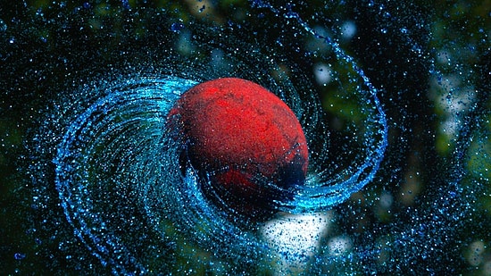 Arka Bahçemizin Bilim Adamlarından Islak Topla Galaksi Efekti Yaratma Deneyi