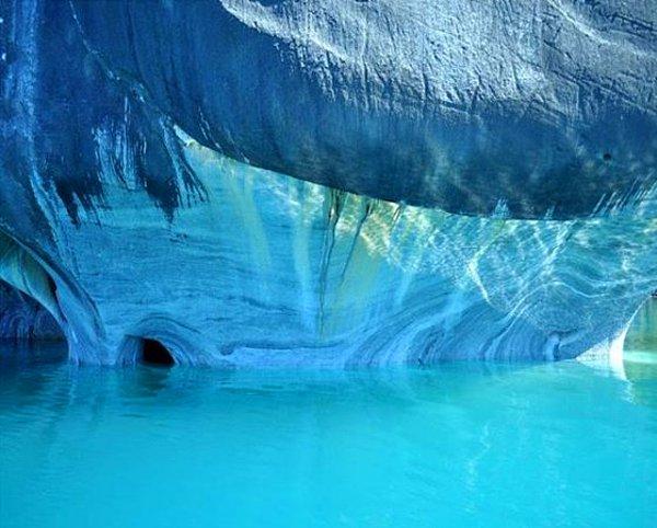 4. Mermer Mağaraları, Patagonya