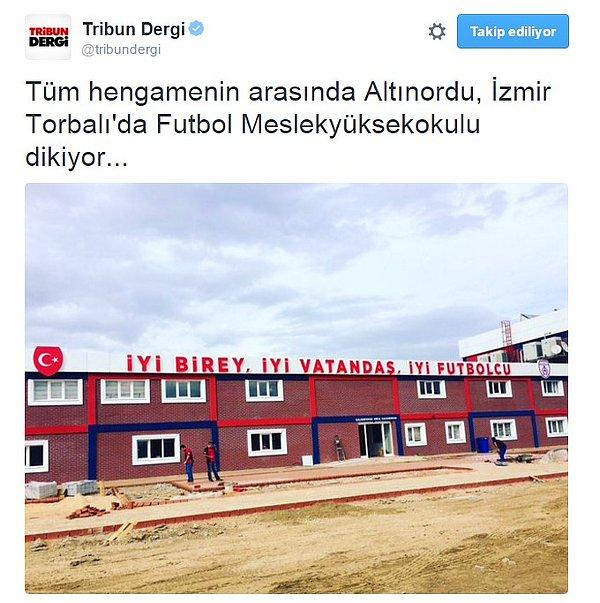 Durur mu koca çınar? Elbette hayır! Çalışmalar durmaksızın devam ediyor. Altınordu Türk futbolunun daha ileriye gitmesi için elinden geleni yapıyor.