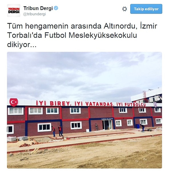 Durur mu koca çınar? Elbette hayır! Çalışmalar durmaksızın devam ediyor. Altınordu Türk futbolunun daha ileriye gitmesi için elinden geleni yapıyor.