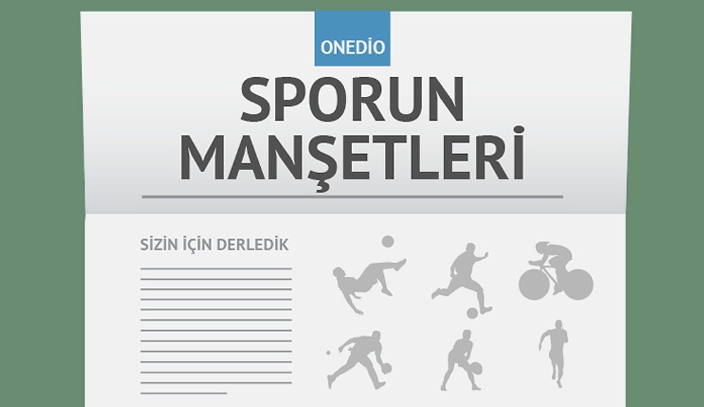 Sporun Manşetleri | 1 Kasım 2015