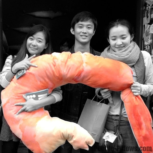 Есть и большие подушки. Для влюбленной пары или группы друзей