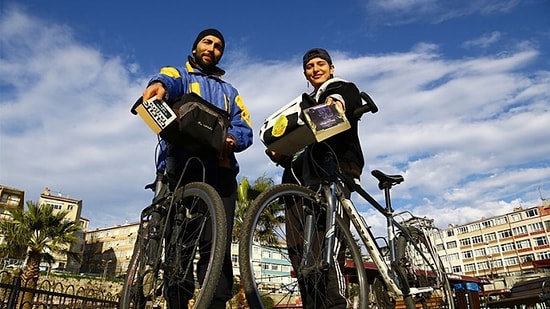 Bisikletli Sahaf'tan Gülümseten Proje: Okullara Ekolojik Kütüphane Kuruluyor