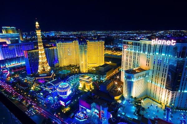 4. Las Vegas’ta bir gece geçirmek