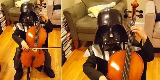 Sith Lord'un Müziğini Çello İle Çalan 7 Yaşındaki Minik Darth Vader