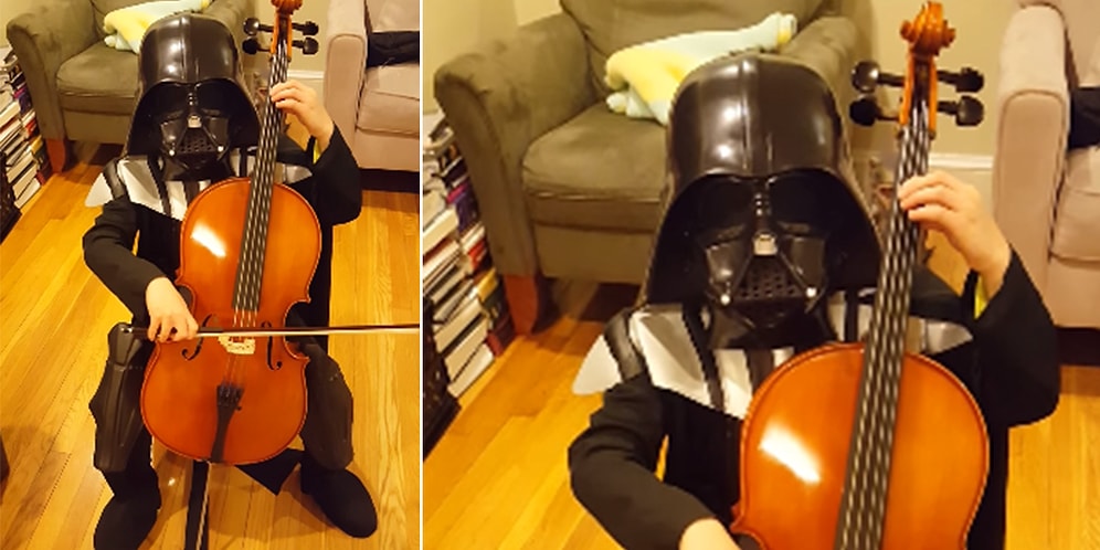 Sith Lord'un Müziğini Çello İle Çalan 7 Yaşındaki Minik Darth Vader