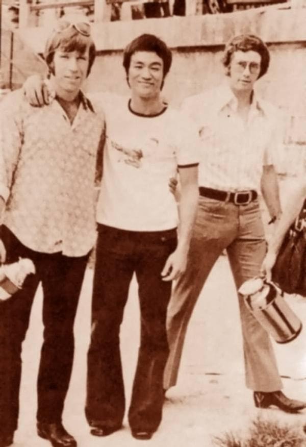 9. Chuck Norris ve Bruce Lee.