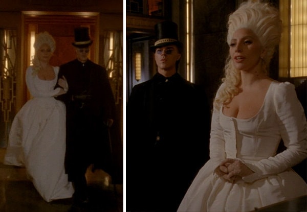 2. Когда она и Тристан оделись в стиле Марии-Антуанетты для выхода на вечеринку Деми.