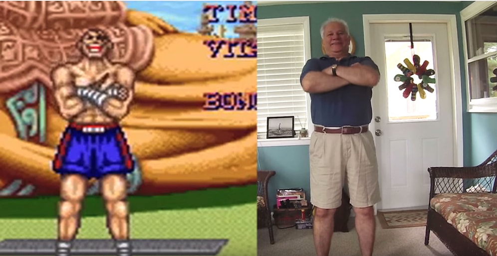 Baba Gibi Baba: Street Fighter’daki Karakterlerin Hareketlerini Birebir Yapan Baba