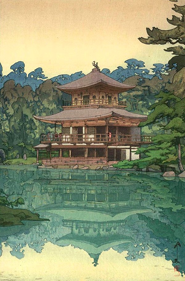 28. Kinkakuji tapınağı.