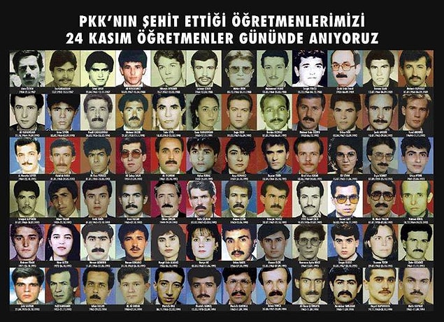 100'den fazla öğretmeni katleden PKK, yüze yakın cana kıymakla kalmadı, eğitim alanında da kapanması zor bir yara açtı.