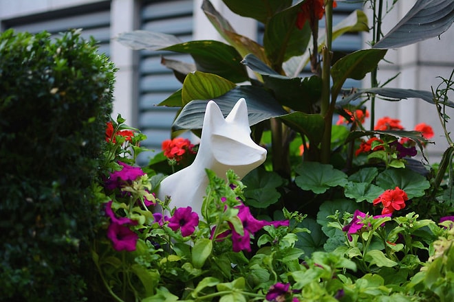 Осенняя охота на керамических лис и кроликов.