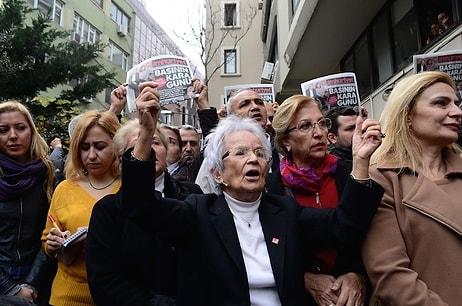 İstanbul ve Ankara'da Can Dündar ile Erdem Gül’e Destek Eylemi