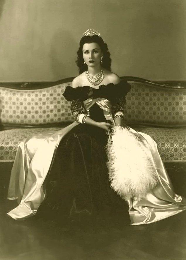 26. İran prensesi ve Mısır kraliçesi olan Fawzia Fuad, yıl 1939