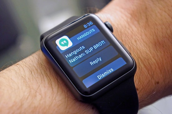 Google Hangouts Artık Apple Watch ile Uyumlu