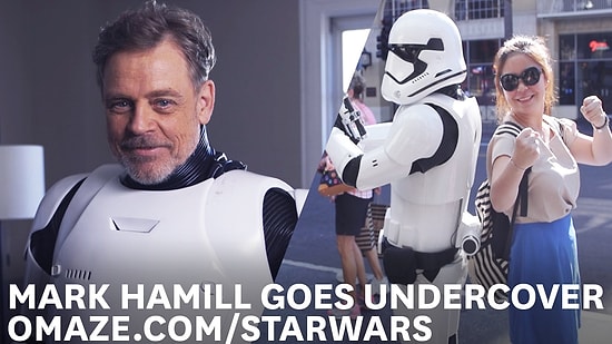 Mark Hamill, Stormtrooper Kıyafetleri ile Hollywood Bulvarında!