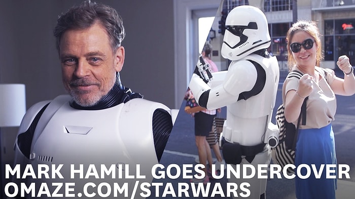 Mark Hamill, Stormtrooper Kıyafetleri ile Hollywood Bulvarında!