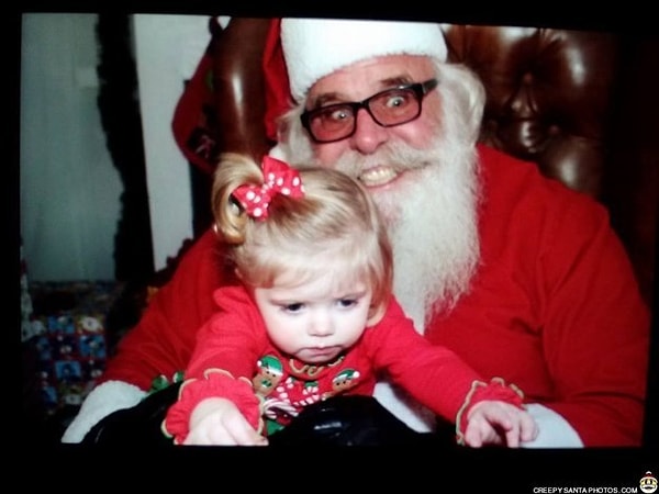 20. С таким выражениям лица категорически запрещено работать Сантой.