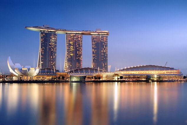 14. Marina Bay Sands Oteli, Singapur