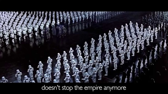 Adele'in Hello Şarkısının Parodik Star Wars "Dark Side" Cover'ı