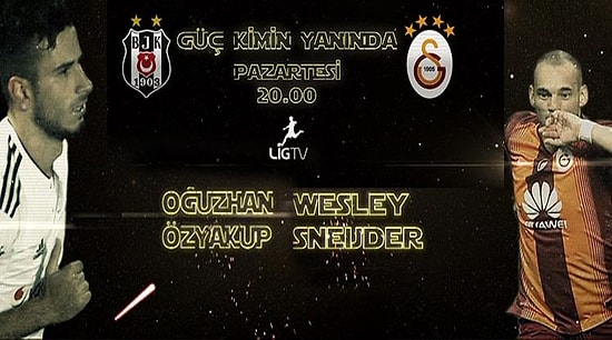 Lig Tv'den Beşiktaş-Galatasaray Derbisi İçin Star Wars Temalı Intro