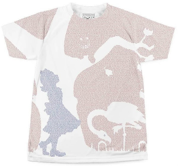 10. Футболка собственного дизайна с текстом любимой книги