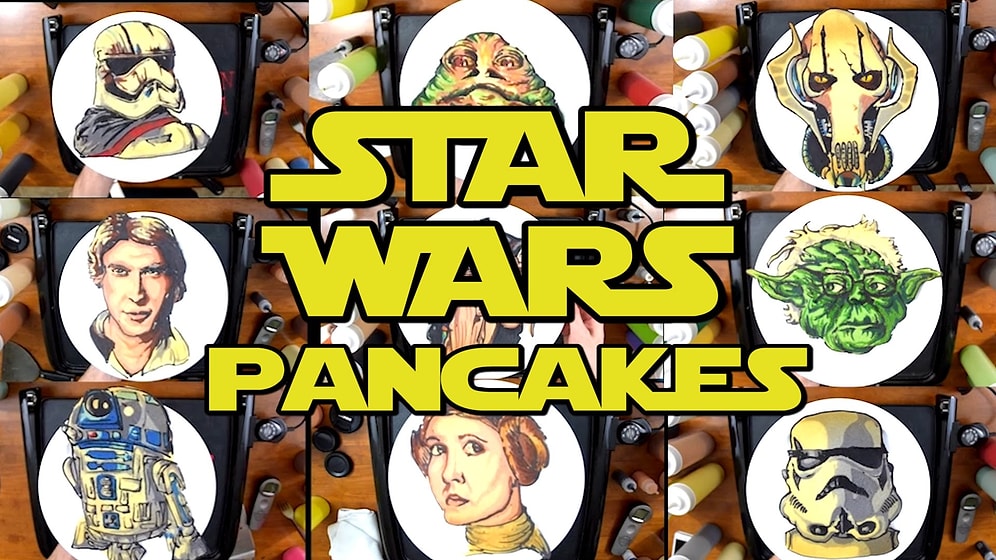 Olsa da Yesek: Star Wars Karakterlerinden Lezzetli Pankek Yapımı