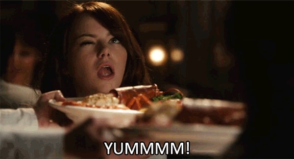 19. Видеть, как несут еду к твоему столику в кафе.