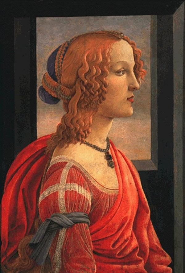 1. Rönesans ressamı Piero di Cosimo'nun fırçasından Simonetta böyle görünüyor.