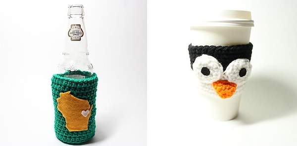 16. Вязаный чехольчик, который согреет и подарит приятные ощущения.